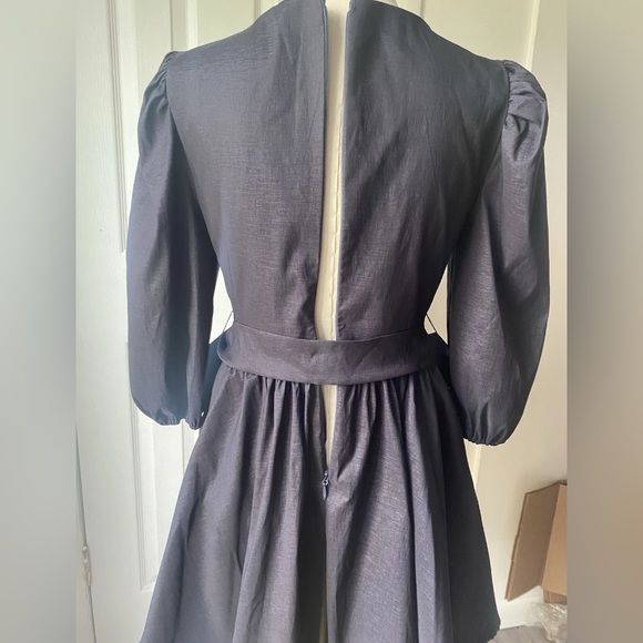 Likley Hana Mini Dress, Navy Blue Woman's Size 6 - Picture 9 of 16